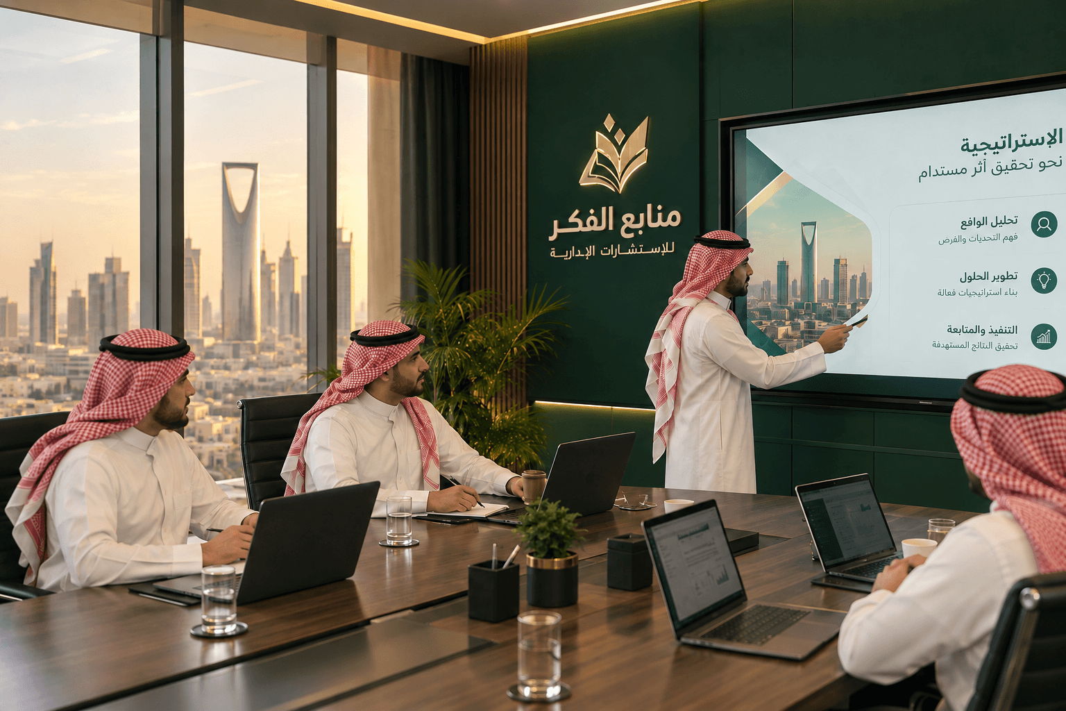 شريككم الاستراتيجي في صياغة الحوكمة الرشيدة وبناء الكفاءة الإدارية